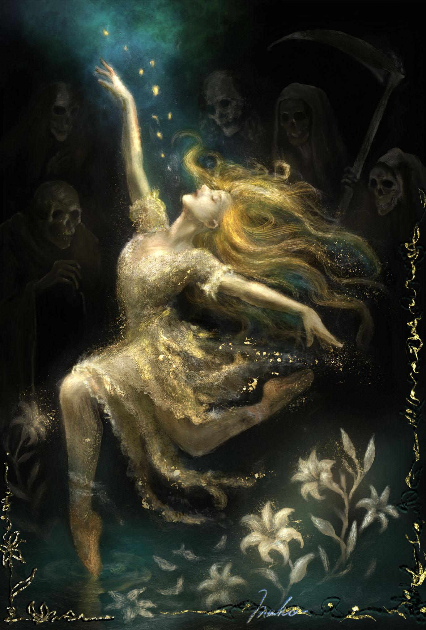 【Musicaulart】ポストカード『死の舞踏』