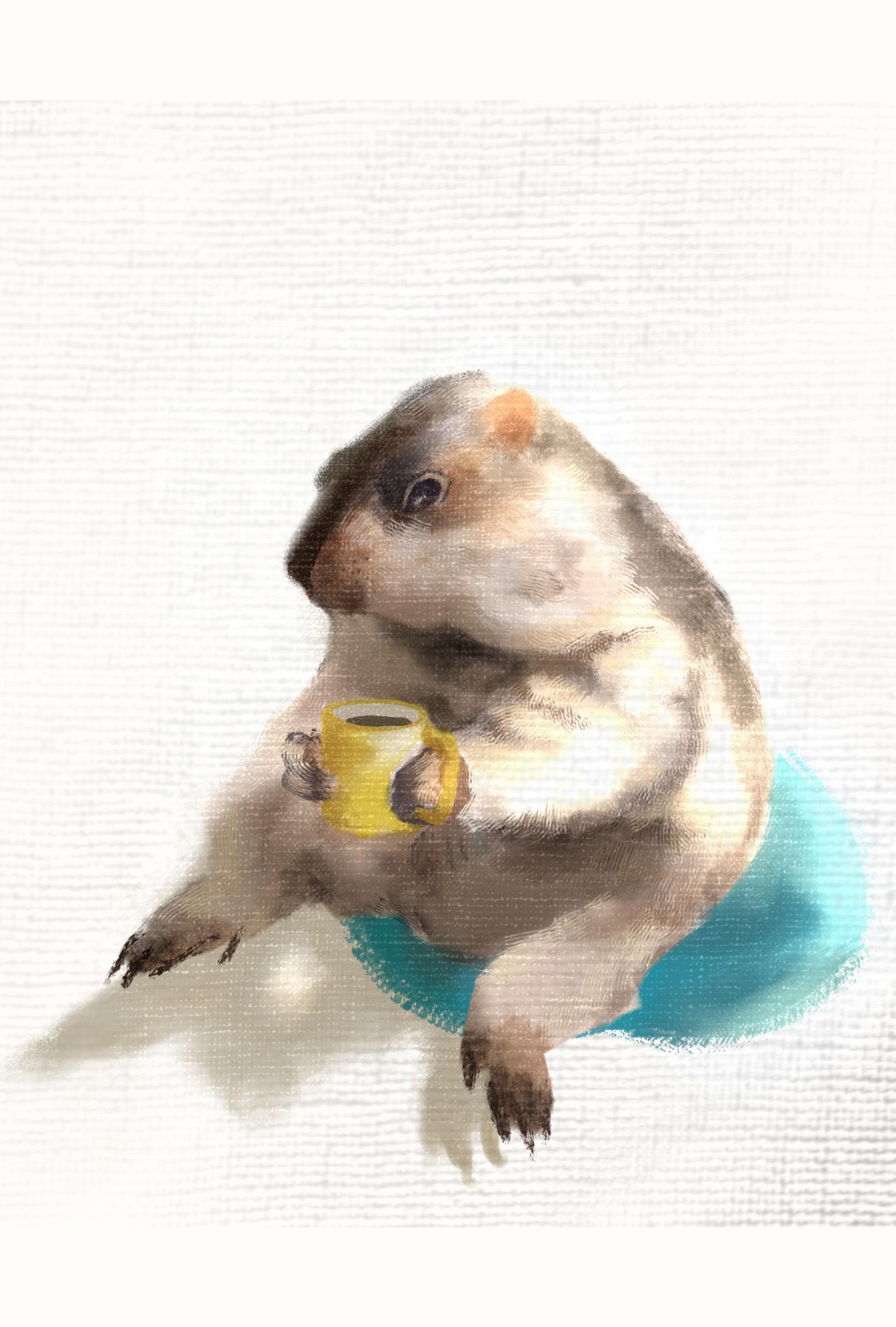 【ぽてぽてのうた】ポストカード『みえないところ』