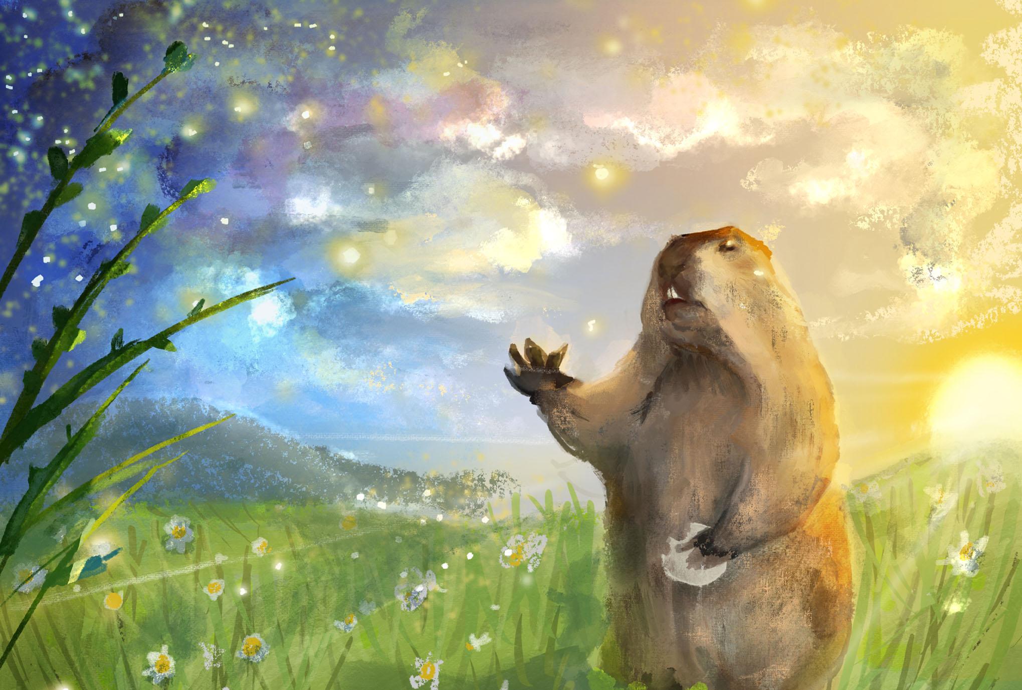 【ぽてぽてのうた】ポストカード『またあした』