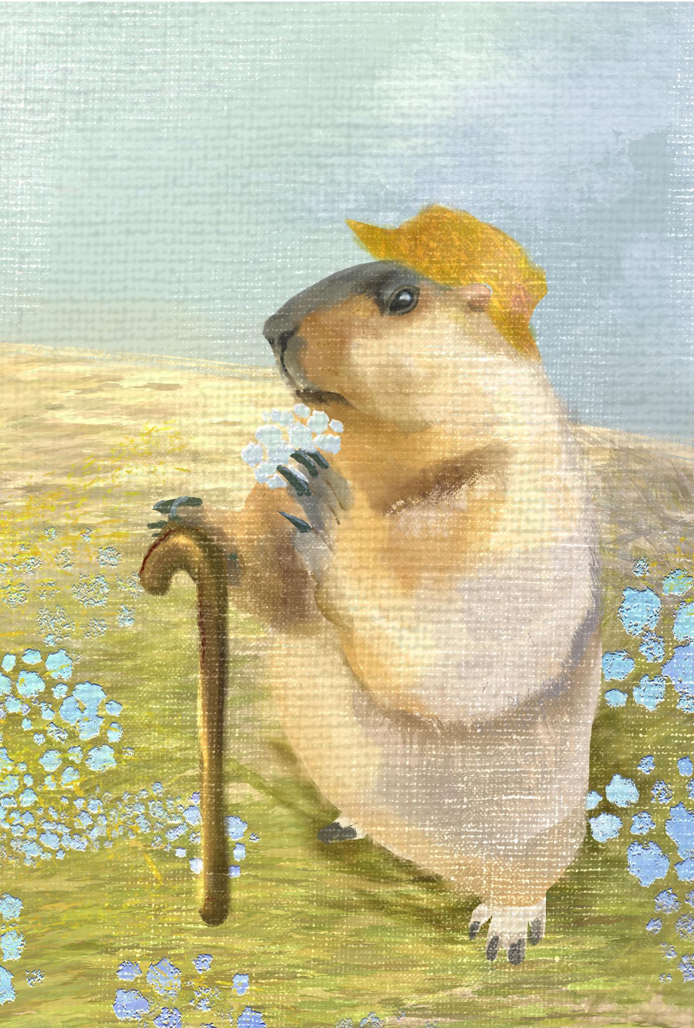 【ぽてぽてのうた】ポストカード『せかいのけしき』