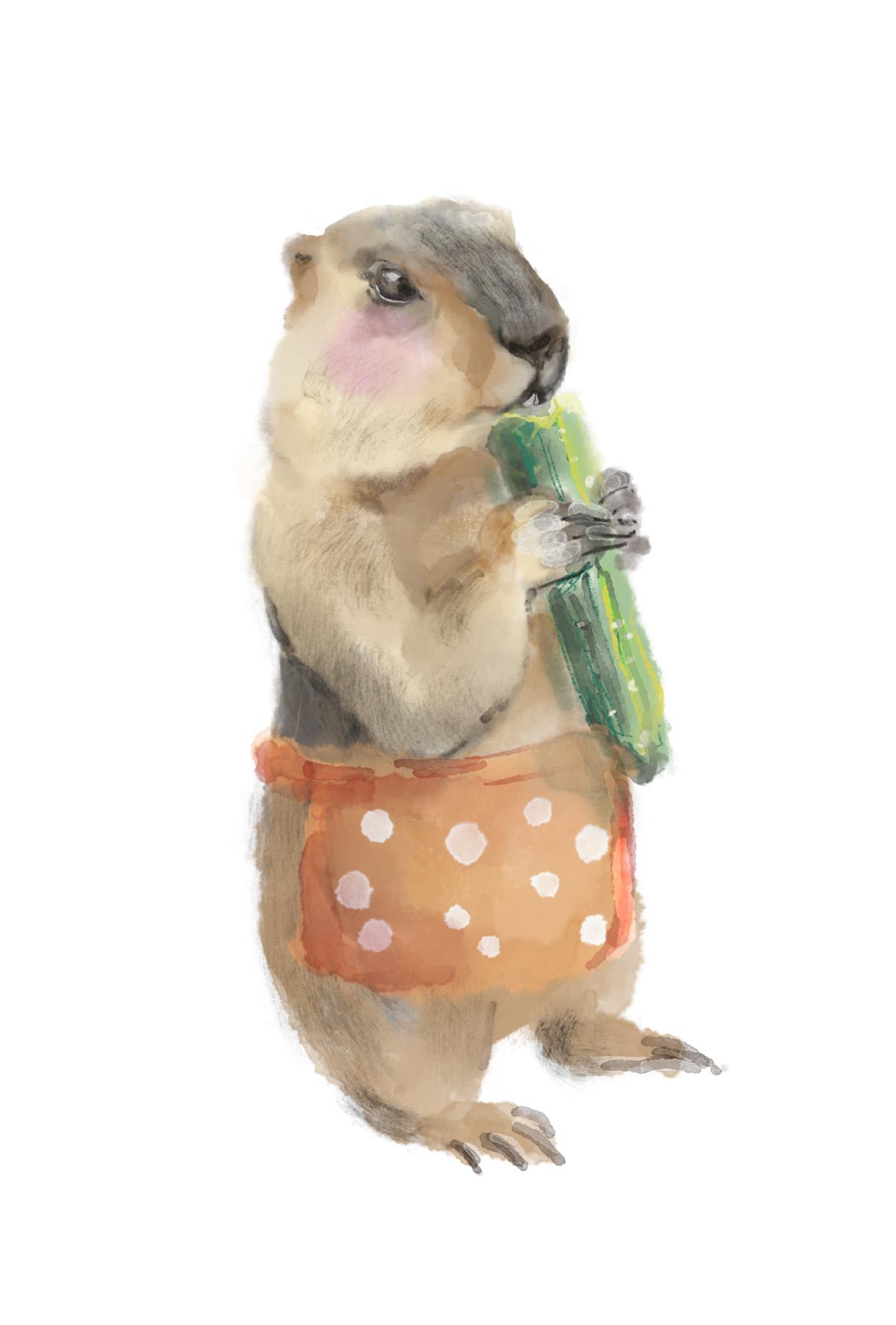 【ぽてぽてのうた】ポストカード『おおきなほう』